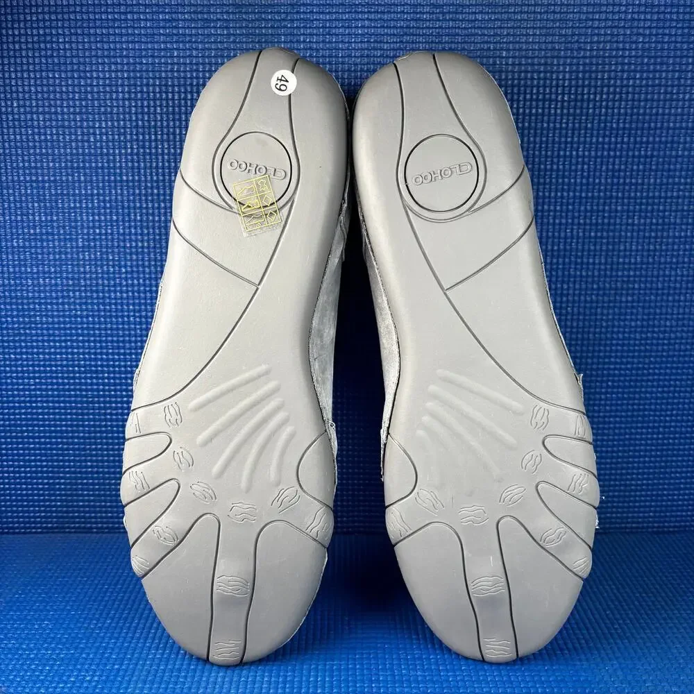 🔴 CLOHOO HIGH TOP Men`s Size 13 Grey Athletic Casual Shoes 1728